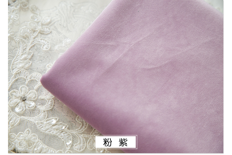 Tang Bunny mịn nhung nhung vải Ý tinh tế vải thủ công mềm vải DIY - Vải vải tự làm vải thô cotton