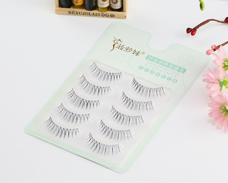Dứa cô gái hàng ngày mắt MF503 gốc trong suốt khỏa thân tự nhiên trang điểm lông mi giả mặt lông mi thực tế các loại mi giả