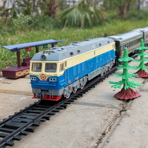 Simulation train model childrens boys and girls toys super long track electric set Dongfeng 4D Ukraine 3-6 years old