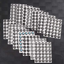 Car key mark KD sub machine VVDI Chino TY machine labeling remote control label drip glue crystal metal car logo