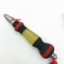 Anti-hand off anti-off ring stainless steel whip handle high carbon alloy steel manganese steel whip nut whip wheat ear whip accessories handle