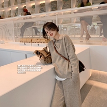 (Anti-season welfare special) lazy wool set ~ 26 100 wool knitted sweater Joker Z0175