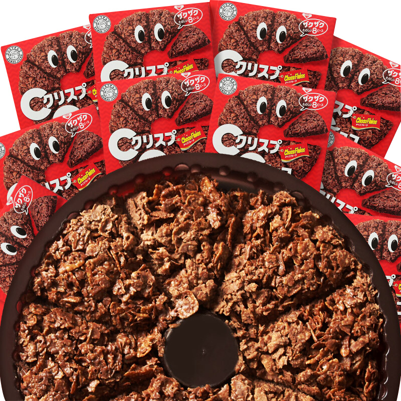 12 boxes of whole boxes of Japanese imported snacks Nissin chocolate wheat crispy batch milk original oatmeal crispy biscuit food