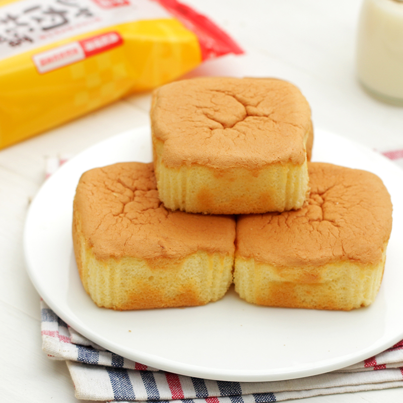 Home base meat floss cake children's breakfast Internet celebrity popular meal replacement bread snack snack pastry afternoon tea supper