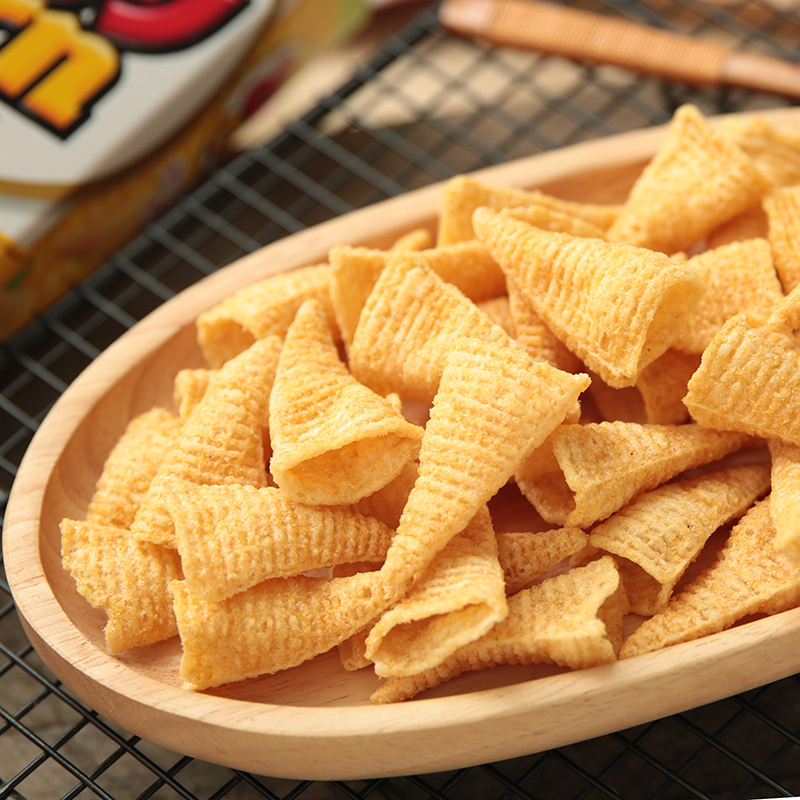 Japan imported puffed snacks Good service barbecue flavor corn crispy angle Miao crispy angle sharp angle crispy 75g afternoon tea