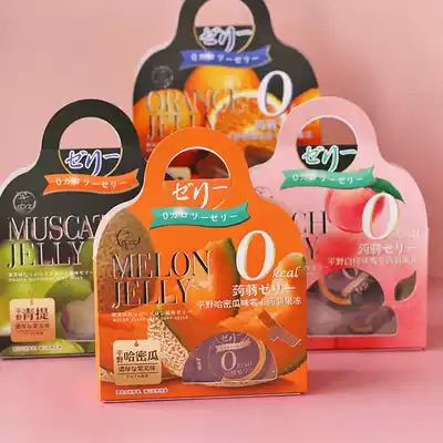 Zhiguang Hirano 0 card Zero card card fruit konjac jelly pudding boxed white peach cantaloupe Net red snacks