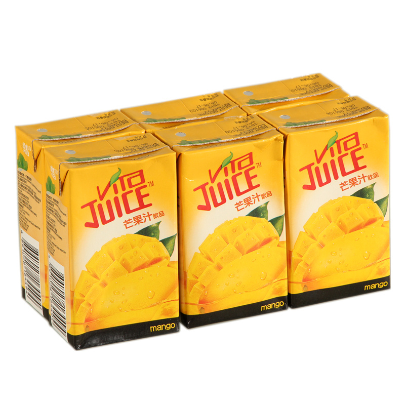6 boxed Hong Kong version imported drinks Vihim Vita Juice Juice Drinks Apple Manga Pomegranate Orange