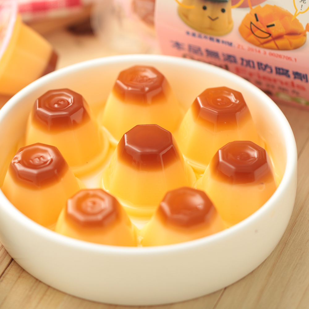 Taiwan imports snacks new fried jelly egg pudding fruit mango ice cream flavor food 10 boxes