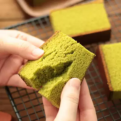 Breakfast bread cake Imported pastry snacks Japan Marudong Nagasaki Honey Uji Matcha Cake 170g 7 pieces