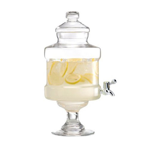 Bubble wine glass bottle with tap sealed juice tank lead-free enzyme cup European dessert table beverage bottle wine tank