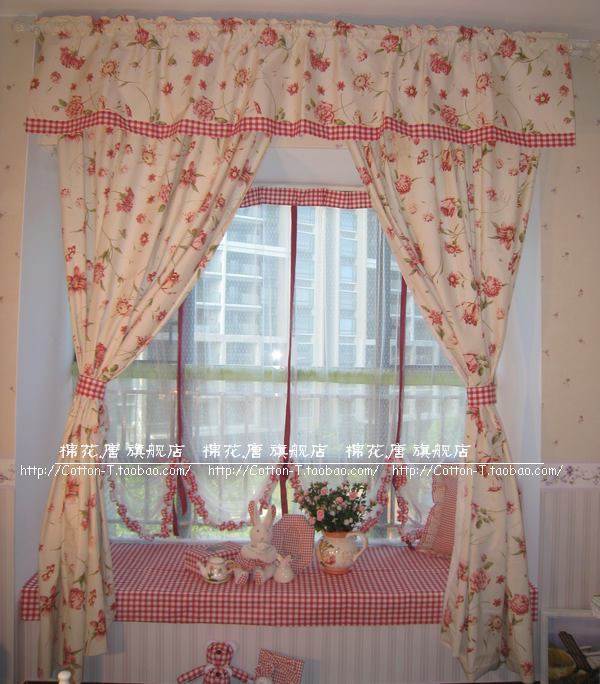 Dream daisy elegant English-style curtain Curtains American Countryside Curtains Fields with curtains Curtains Floating Curtains