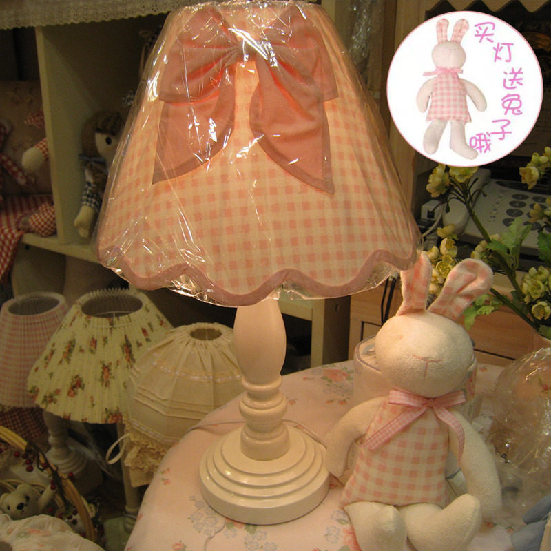 Eurostyle Tian Garden Tables Lights American Fabric Bedroom Bed Headlights Wedding Vintage Vintage Living-room Vintage Lavish Table Light Adjustable Light