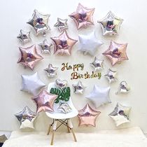 Boy romantic birthday balloon decoration party goddess party hotel layout background wall surprise confession boyfriend