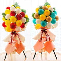 Macaron balloon flower basket Opening anniversary store celebration Wedding ceremony decoration Birthday party Year-old wedding room decoration
