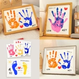 Отпечаток рук, фоторамка, отпечатки рук и ног для влюбленных на день Святого Валентина, «сделай сам», поделки ручной работы, подарок на день рождения