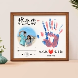 Отпечаток рук для влюбленных, пигментированная памятная фоторамка для друга, «сделай сам», делается под заказ