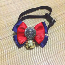 Pet Butterfly Knot Neckline Neck Bell Pure Handmade Teddy Bib Bear Gold Maso Small Mid large Dog Item Circle Traction Rope