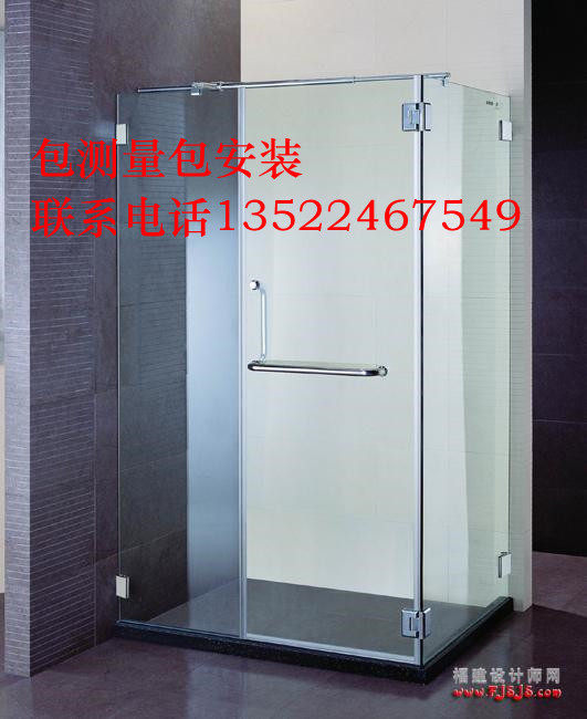 Custom simple tempered glass partition square shower room flat open door style bath room-Taobao