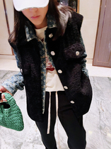 Fur vest women winter 2021 New Merino fur one soup 2004 European and American style fur horse clip women