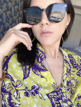 Real gold is not afraid of fire Tang Tang 2004 fashion diamond design 18K gold gold earrings embellish face earrings