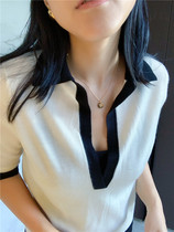 Love at first sight Love you Tang Tang 2004 European and American style pure 18K gold exquisite customizable letter gold coin pendant