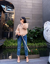 Closet bi preparation @ soup soup 2004 European and American wind 20 new pants feet turned side to be thin and covered with straight cylinder jeans children