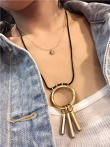 You are my Lady Luck Tang Tang 2004 18K pure gold sun flower Lucky Chain Goddess gold Necklace