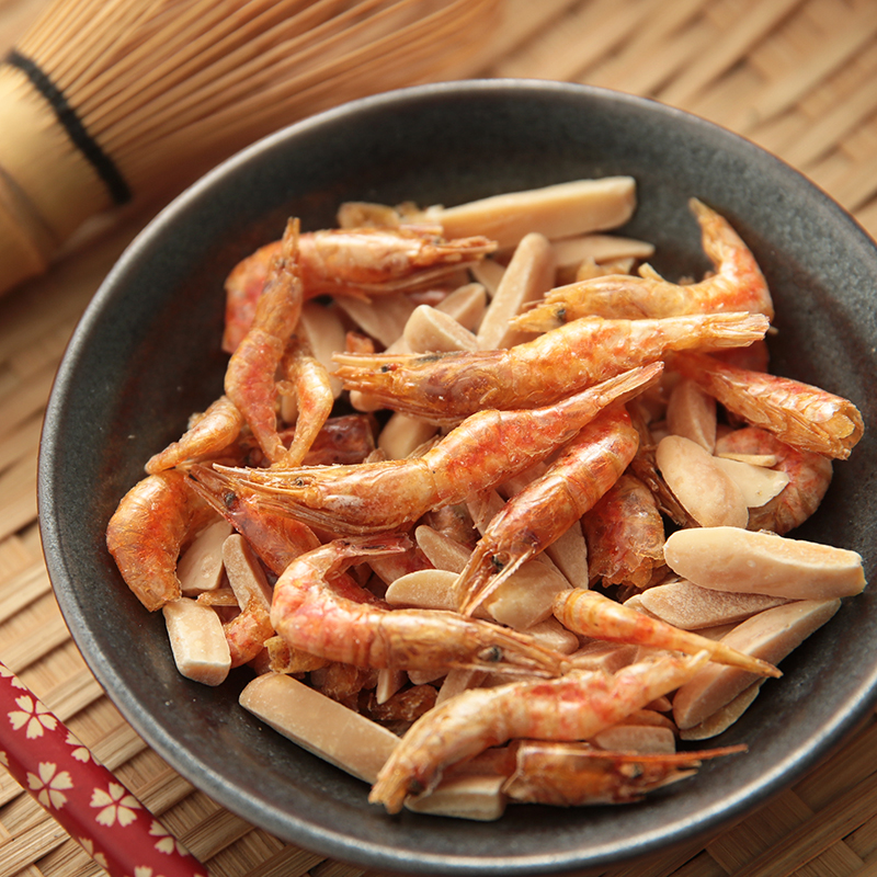 Japan imported seafood snacks Izumiya almond dried shrimp dried fish dried sardines snacks Snack food