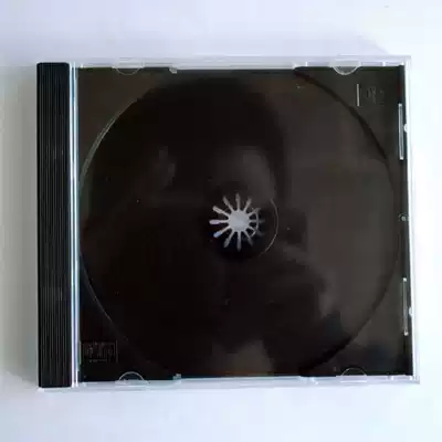 (A pack of 10) music CD box 08 single-disc black PVC transparent single-sided disc box