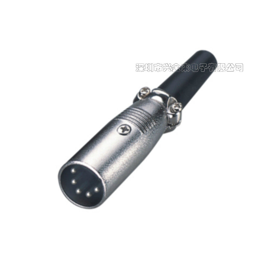 New stock 5Pin Cannon public head five-core card tap XLR Audio head microphone microphone wiring plug