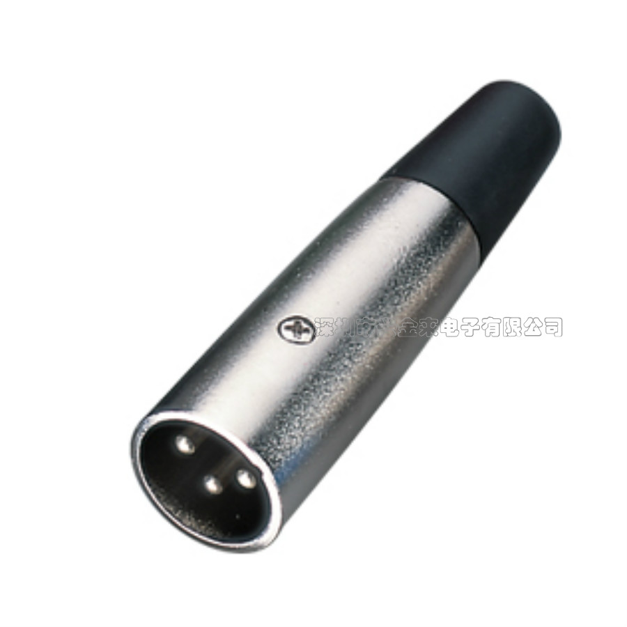 New stock 3Pin Cannon public head three-core card tap sound adapter Audio wiring plug