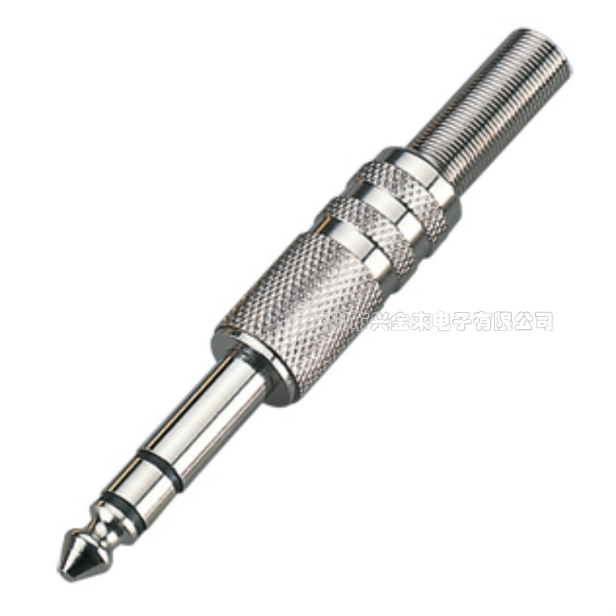 6 35MM plug 6 5 double channel heads Audio microphone microphone audio plug 6 5 wiring head