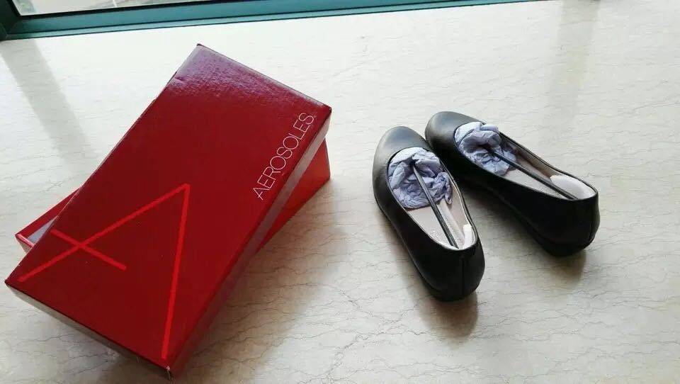 Real Brand New East Flight Stewardess Flight Attendant Cabin Special Flat Bottom Shoe Soft Bottom Comfort Career Front Desk