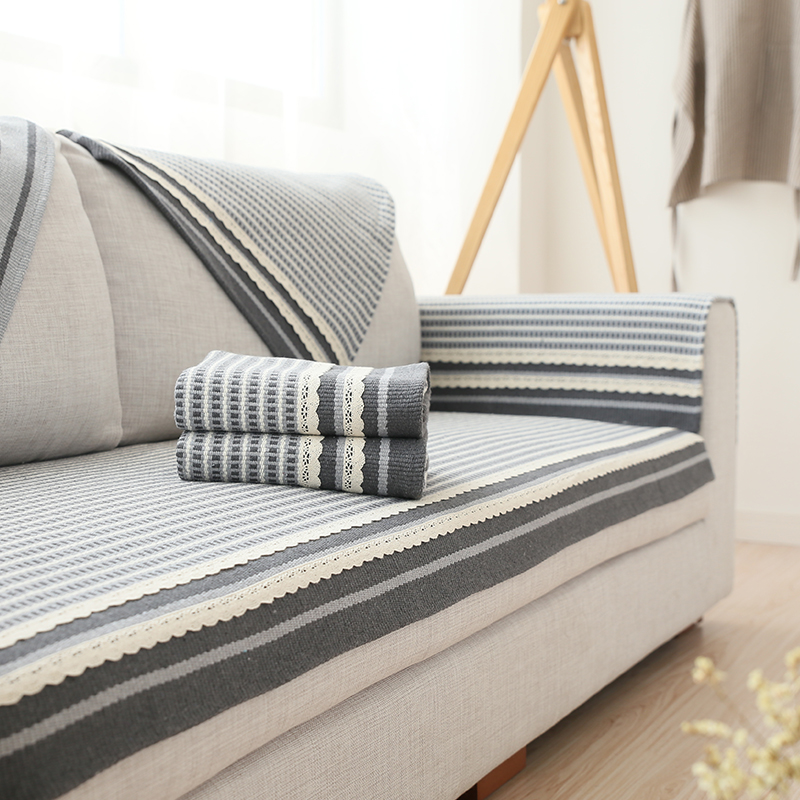 Nordic Sofa Mats All Season Cushion Sofa Fresh fabric Sofa Cover Cotton Linen Sofa Cushion Nordic Minima Sofa Towel