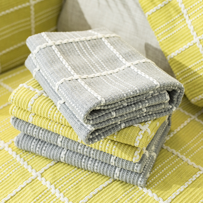 Linen winter sofa cushion sofa towel fabric cover sofa cushion Nordic simple four seasons universal coarse cloth armrest towel