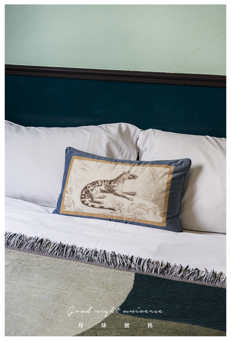 [Lunar Resident] Bản gốc bằng tay nhung nhung thắt lưng gối sofa đệm giường đệm gối gối nhẹ nhàng sang trọng - Trở lại đệm / Bolsters bộ chăn gối ngủ văn phòng giá rẻ