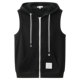 16162 Zippered hooded vest sleeveless sweatshirt vest foreign trade men's sports casual cotton terry vest