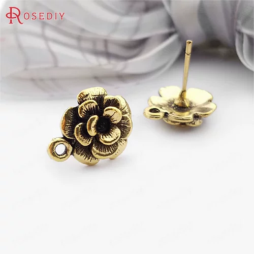 Аксессуар, аксессуары, ретро металлические серьги, DIY