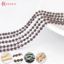 Diy jewelry Chain Necklace Bracelet Earrings Hair accessories Headdress accessories Tassel chain Ball bead chain Ball bead chain 2585