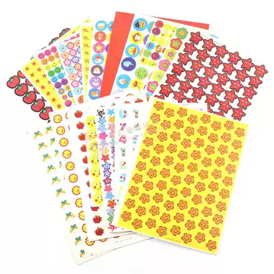 Kindergarten Rewards Praise Stickers Children Encouraging Stickers Cartoon Animal Characters Smiley Face Five Star Stickers