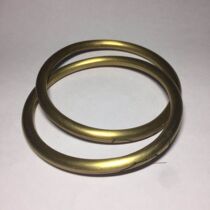 Pure copper dry Kun ring of yin and yang ring handicraft