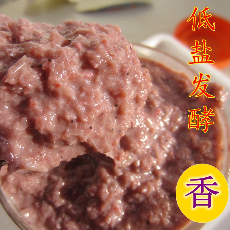 The new Jiangsu Ganyu special fishermen's own sea - headed shrimp sauce fruit sauce with low salt 500g fragrance