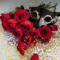 Goddess news record p5 Fang Ze Xia Xia sister cos mask