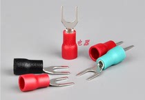 Eurostyle insulation cold pressure terminals SV2-6 fork U type Y type insulated inserts spring connector copper head 1000 only