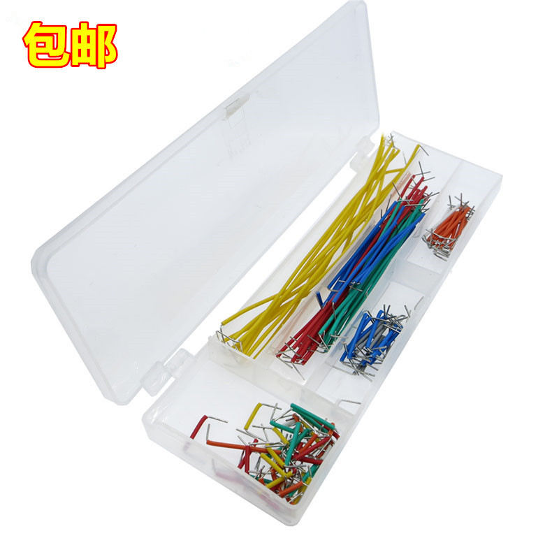 Boxed Set of 140 Breadboard Wires in 14 Different Lengths, Breadboard-Specific Wires, Breadboard Jump Wires, Connecting Wires