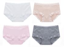  K08 out of Japan combed cotton low waist seamless lace womens underwear does not return or change