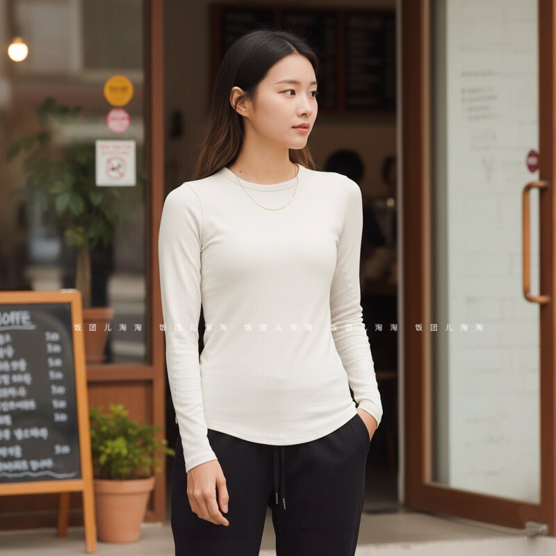 Hold Tight Long Sleeve Yoga Sports Long Sleeve Modal Threaded Fabric