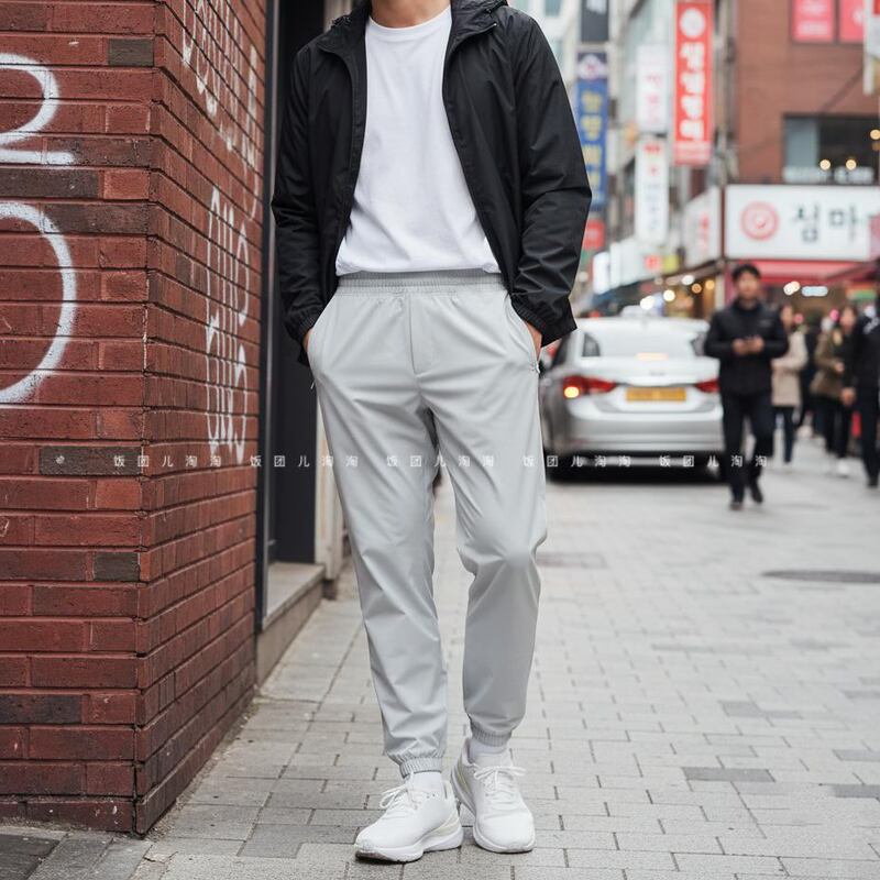 Pace Breaker Jogger Men's Quick-Drying Jogger Pants with Elastic Waist and Zipper at the Cuffs