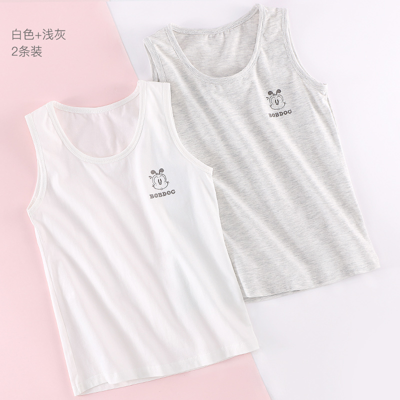 vest mùa hè bông mô hình mỏng girlwear trẻ em Babbean của bên ngoài mặc slingwear bên trong bảo vệ trẻ em bé bụng bé trai.