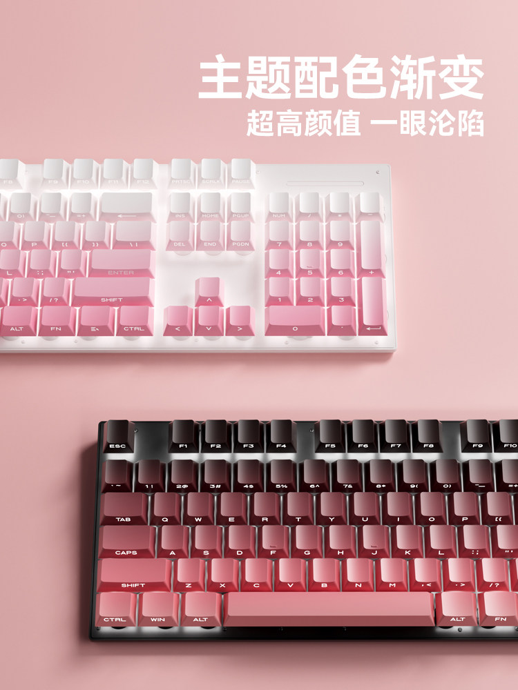 Dream Tribe Metal Side-Engraved Keyboard and Mouse Set for E-Sports Gaming, Mechanical Membrane Wired Computer Desktop Universal